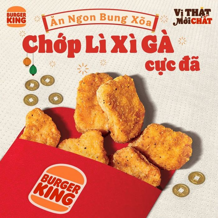 Hình ảnh không gian ấm cúng tại Burger King