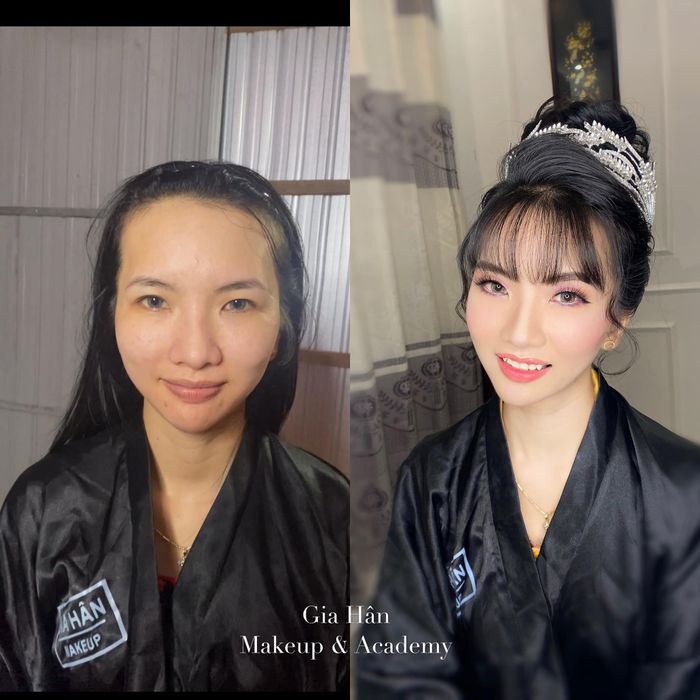 Tác phẩm trang điểm cô dâu thanh thoát từ Hân Hân Makeup