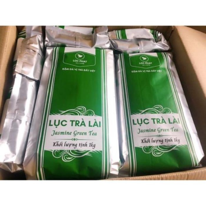 Hình ảnh trà lài xanh Lộc Phát - Phiên bản đặc biệt