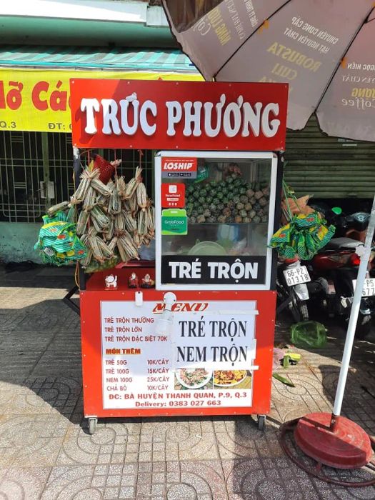 Hình ảnh bữa tiệc màu sắc tại Trúc Phương Tré Bà Đào