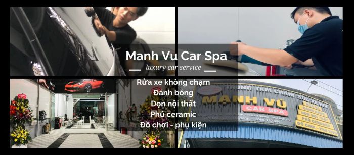 Không gian dịch vụ hiện đại tại Mạnh Vũ Car Spa