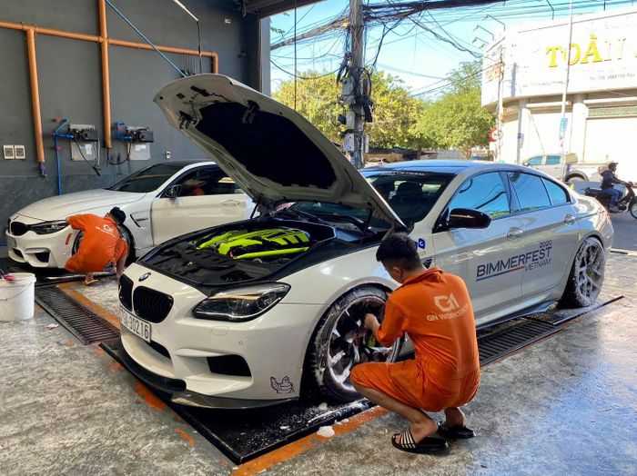 Quy trình rửa xe chuẩn Châu Âu tại GN Auto Service