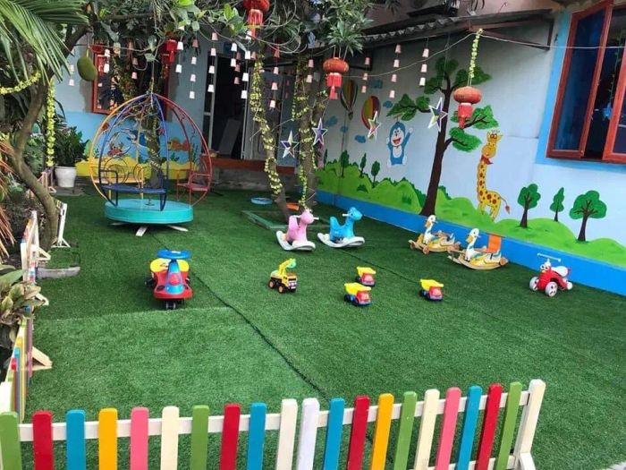 Khoảnh khắc học tập vui tươi tại Mầm non Tư thục Thỏ Hồng