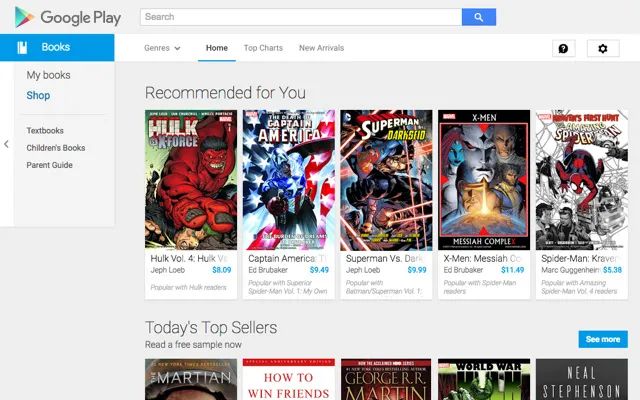 Google Play Sách ảnh 2 - Trải nghiệm đọc sách mượt mà trên mọi thiết bị