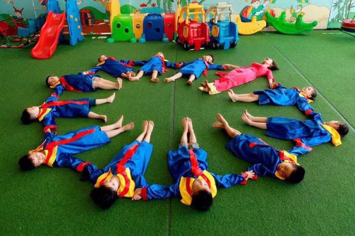 Không gian học tập đầy cảm hứng tại Mầm Non Quang Minh