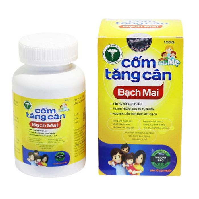 Cốm tăng cân Bạch Mai - Hình ảnh thực tế sản phẩm cao cấp