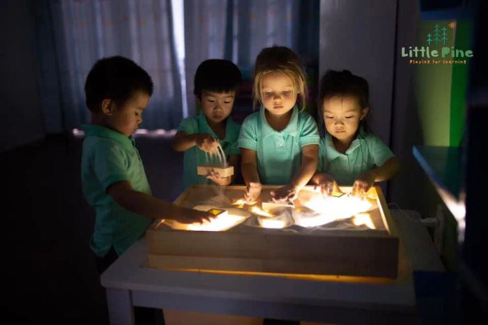 Không gian học tập đầy màu sắc tại Little Pine