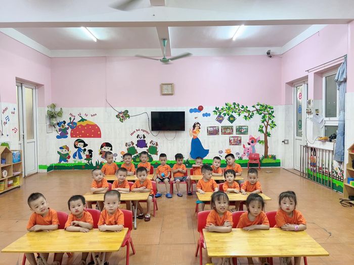 Hoạt động vui chơi sáng tạo của bé tại Trường Mầm non Ba Đình