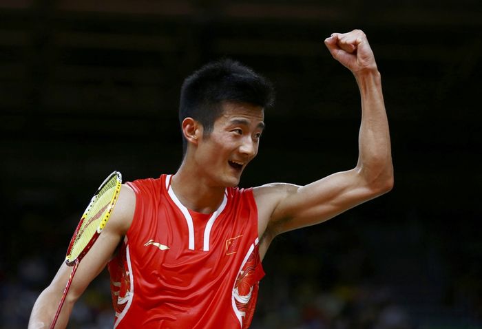 [Ảnh tư liệu] Khoảnh khắc lịch sử: Chen Long vỡ òa cảm xúc khi giành HCV Olympic Rio 2016, đánh dấu mốc son trong sự nghiệp cầu lông Trung Quốc.