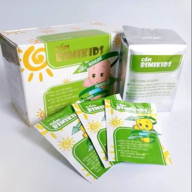 Cốm BIMIKIDS - Hương vị thơm ngon, dưỡng chất vàng trong từng gói nhỏ