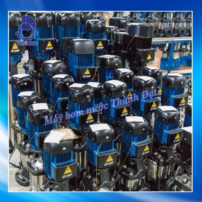 Hình ảnh đội ngũ kỹ thuật và showroom Thành Đạt Pumps