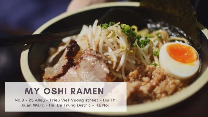 Tô ramen vàng ươm hấp dẫn tại My Oshi 03