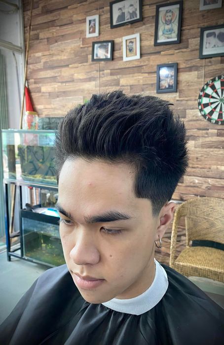 Hình ảnh nghệ thuật cắt tóc tại Thanh Hậu BarberShop