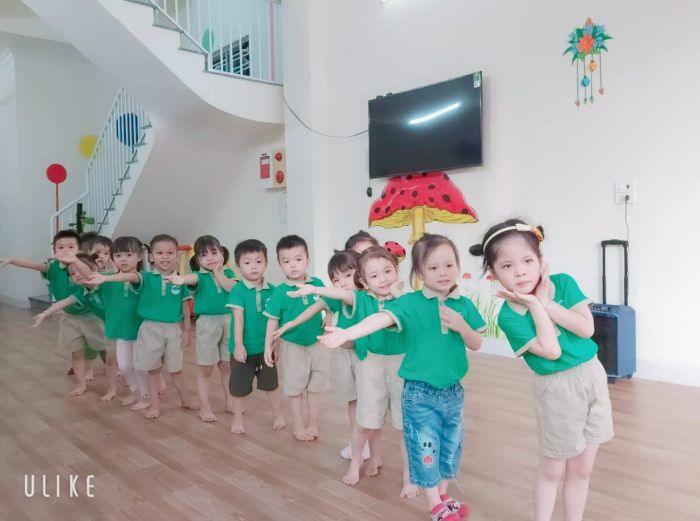 Không gian xanh mát tại Mầm non Thảo Nguyên Xanh