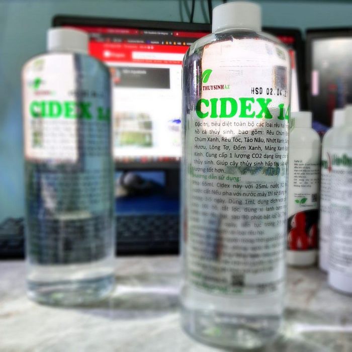 Ảnh sản phẩm Cidex 14 – Dung dịch phòng trị rêu hại cho bể thủy sinh