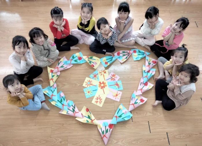Góc vui chơi an toàn và bổ ích tại Mầm non Hoa Sen