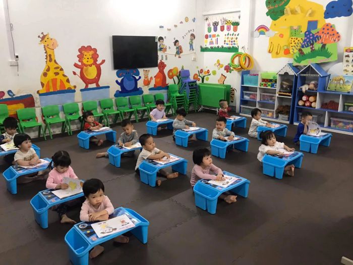 Không gian học tập tràn ngập niềm vui tại Happy Kids