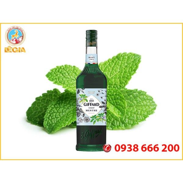 Hình ảnh chính hãng Siro Giffard Bạc Hà Xanh