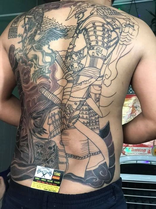Tác phẩm nghệ thuật đặc trưng tại Tùng Tattoo Maori