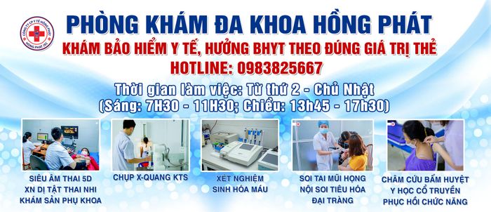 Cơ sở vật chất hiện đại tại Phòng Khám Đa Khoa Hồng Phát
