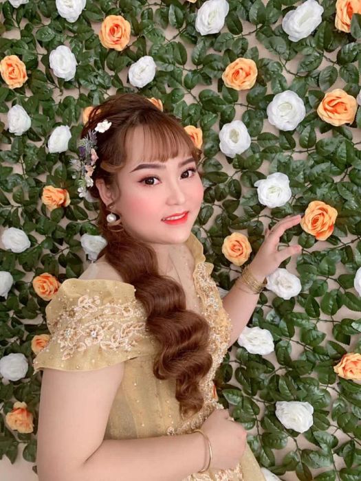 Hình ảnh trang điểm cô dâu My Nguyễn