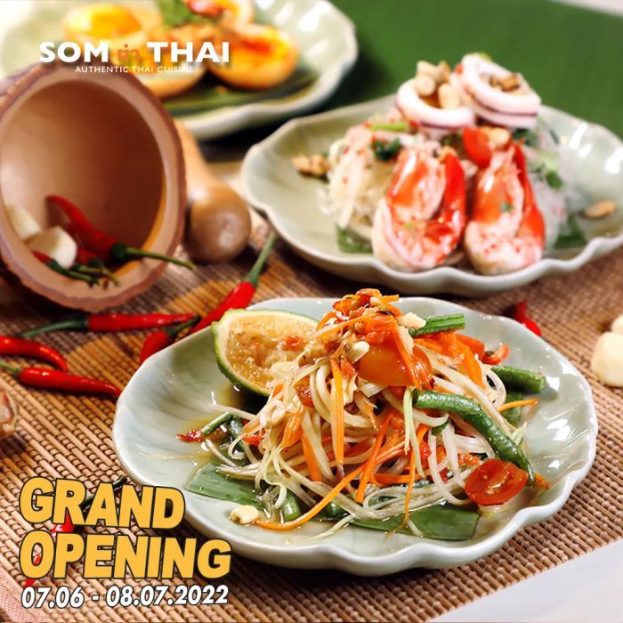 Không gian sang trọng tại Som Tum Thai