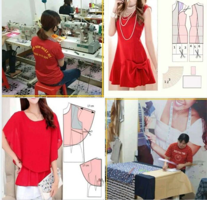 Học viên thực hành trên máy may công nghiệp tại Sakura