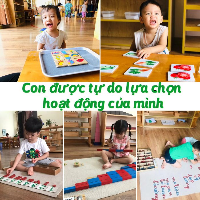Góc học tập Montessori đầy cảm hứng tại HCH