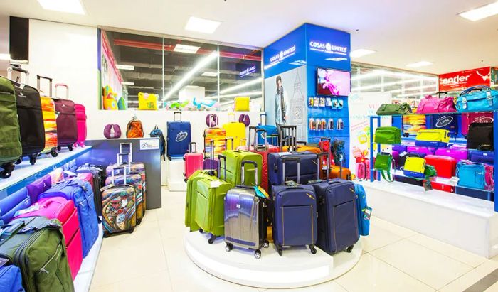 Bộ sưu tập vali cao cấp đa dạng tại KOS SHOP