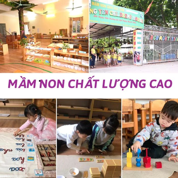 Hình ảnh đầu tiên về không gian giáo dục Montessori tại HCH
