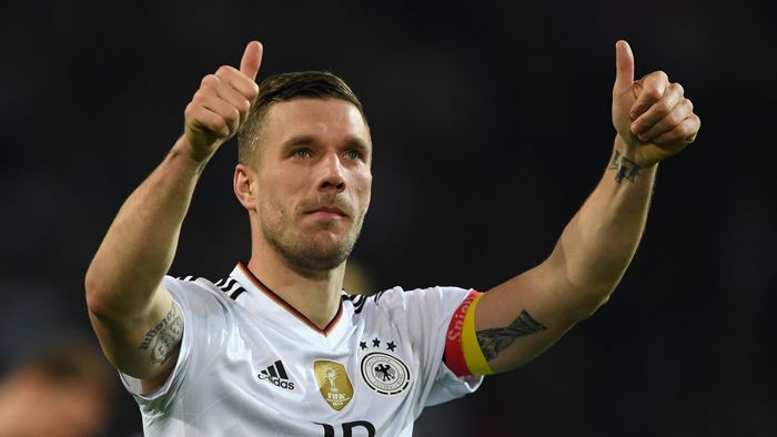 Lukas Podolski - Khoảnh khắc đẹp cùng 49 bàn thắng cho ĐTQG Đức