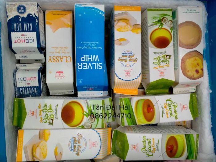 Kho nguyên liệu đa dạng tại Tân Đại Hải