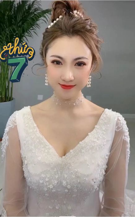 Hình ảnh tác phẩm trang điểm cô dâu ấn tượng từ Hạnh Nguyễn Makeup (HOÀNG LONG Studio)