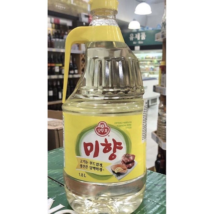 Hình ảnh chai rượu Mirin Ottogi chuẩn ẩm thực Hàn