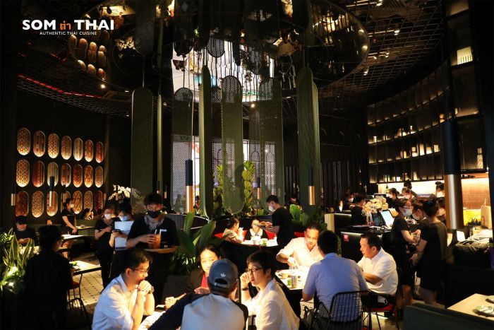 Không gian ấm cúng tại Som Tum Thai