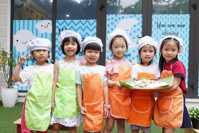 Không gian học tập đầy màu sắc tại Rainbow Kindergarten