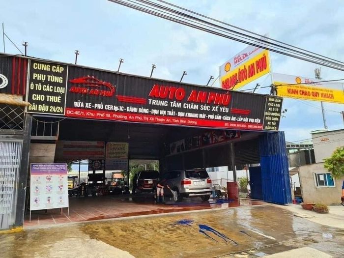 Hình ảnh thực tế Garage Ôtô An Phú