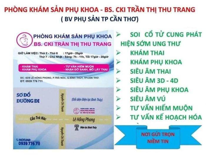 Hình ảnh hệ thống máy siêu âm hiện đại tại Phòng Khám BS Thu Trang