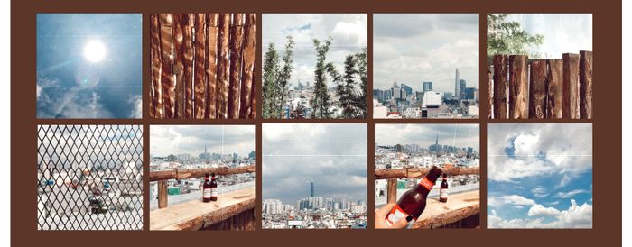 Không gian ấm cúng với view thành phố về đêm tại Ráng Chiều