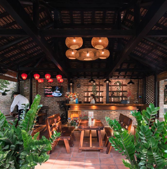Góc sống ảo đầy nghệ thuật tại XANH Coffee