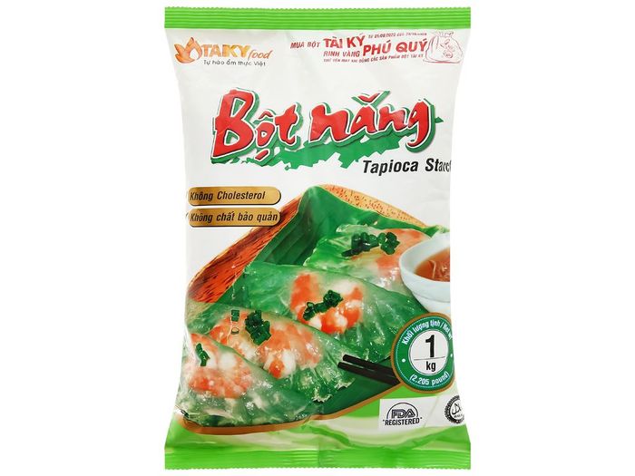 Bột năng Tài Ký - Nguyên liệu chuẩn đầu bếp