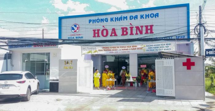 Không gian hiện đại tại Phòng Khám Đa Khoa Hòa Bình