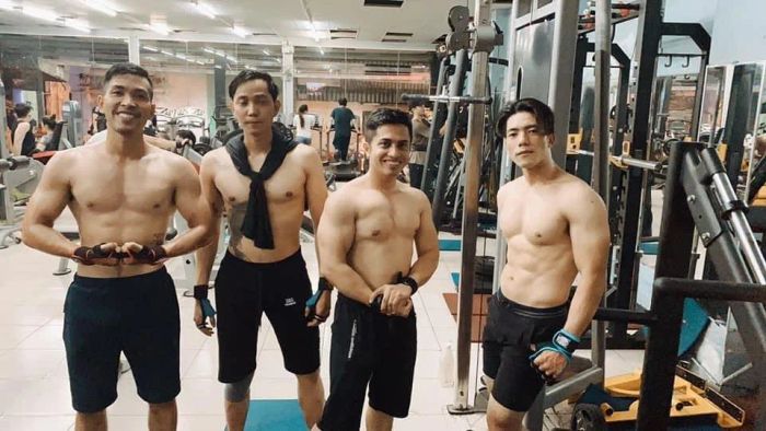 Không gian tập luyện tại Cửu Long GYM