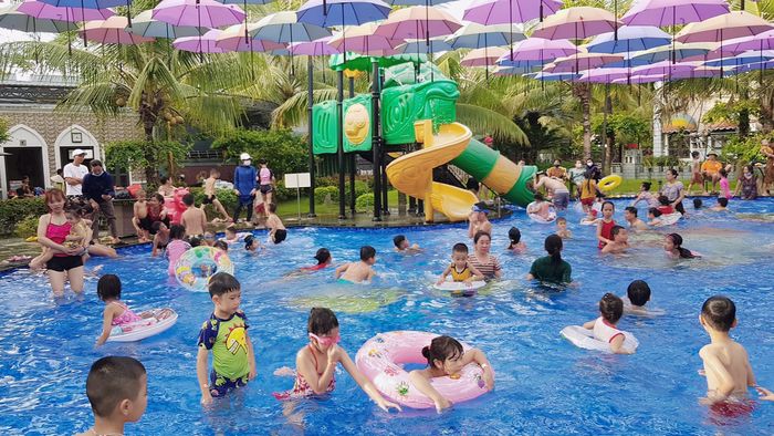 Khu vực bơi dành riêng cho trẻ em tại Thái An
