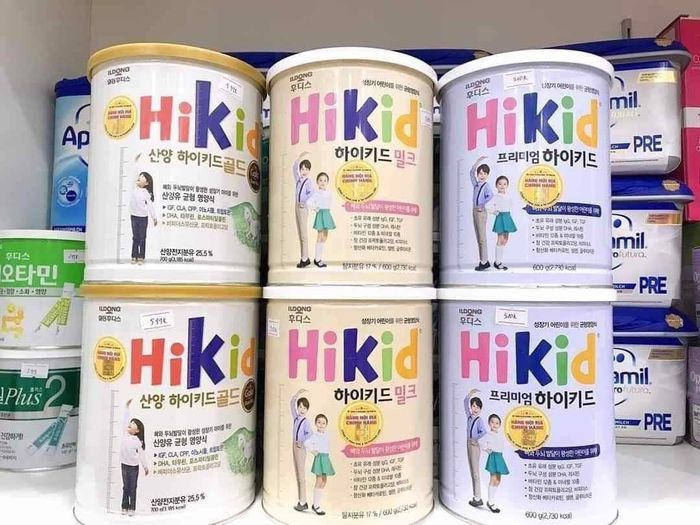 Hình ảnh sữa Hikid chính hãng