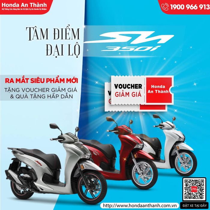 Không gian trưng bày hiện đại tại Honda An Thành