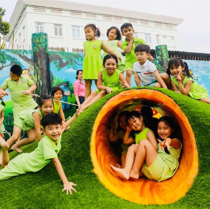 Cơ sở vật chất hiện đại tại Trường Mầm non Thị trấn Củ Chi 2