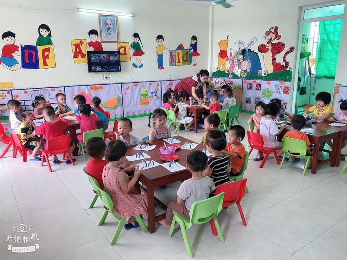 Không gian học tập hiện đại và đầy sắc màu tại Trường Mầm Non Bình Minh