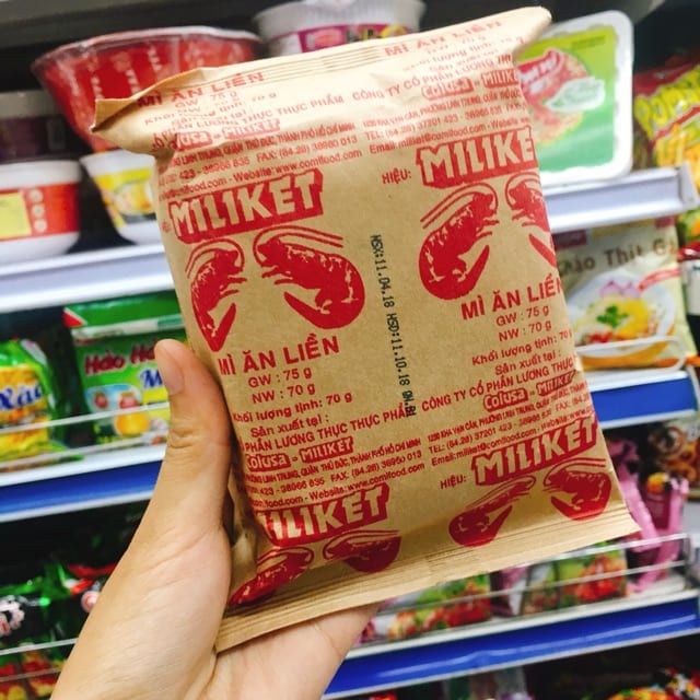 Ảnh minh họa: Tô mì Miliket thơm ngon bốc khói