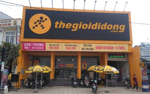 Không gian trưng bày hiện đại tại Thế Giới Di Động